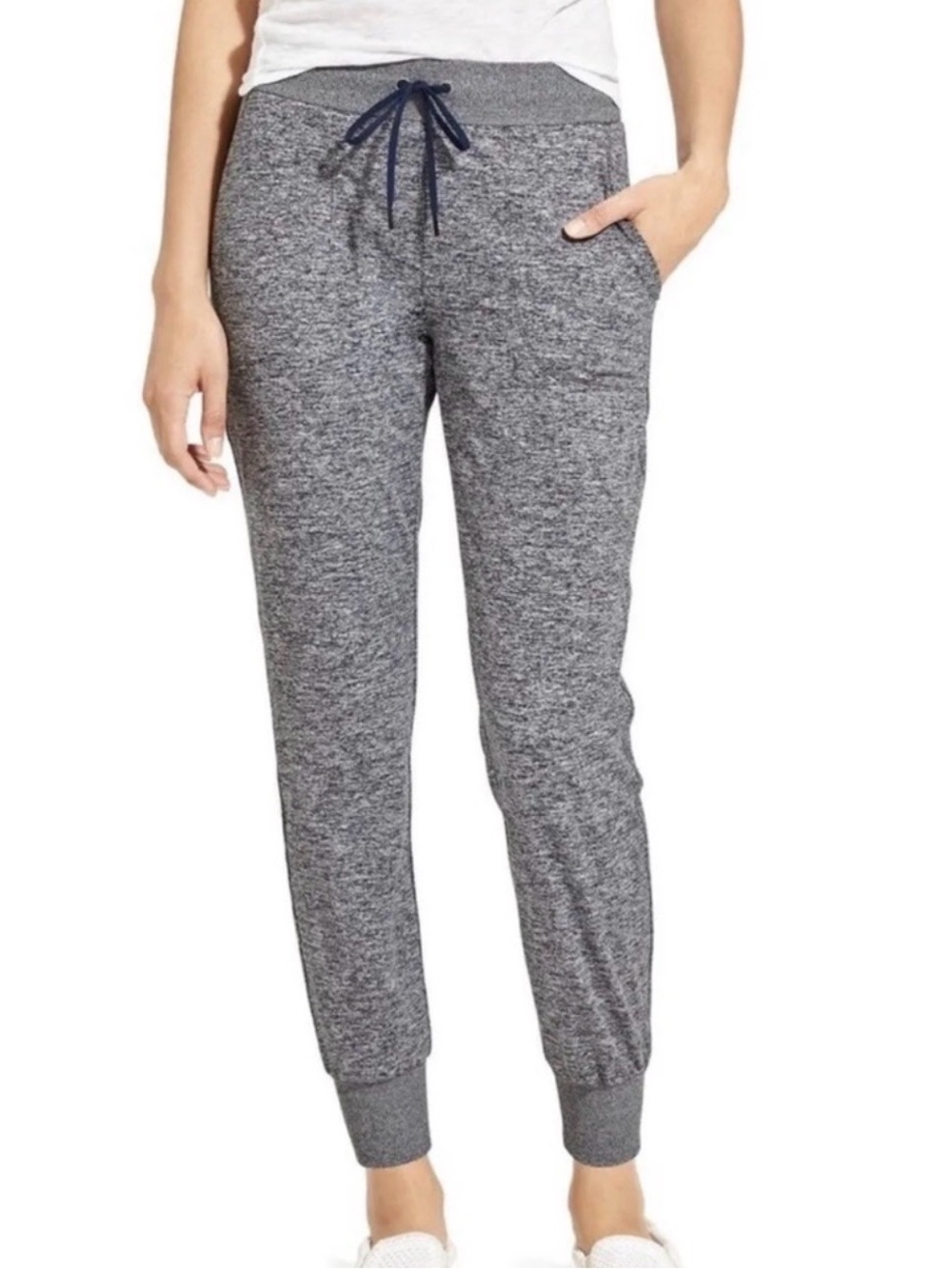 Athleta Women's Flux Drawstring Jogger Pants in Gray.  Size Small